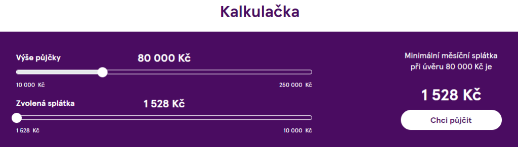 Vypočítat orientační výši splátek Tesco půjčky lze v kalkulačce na webových stránkách společnosti.