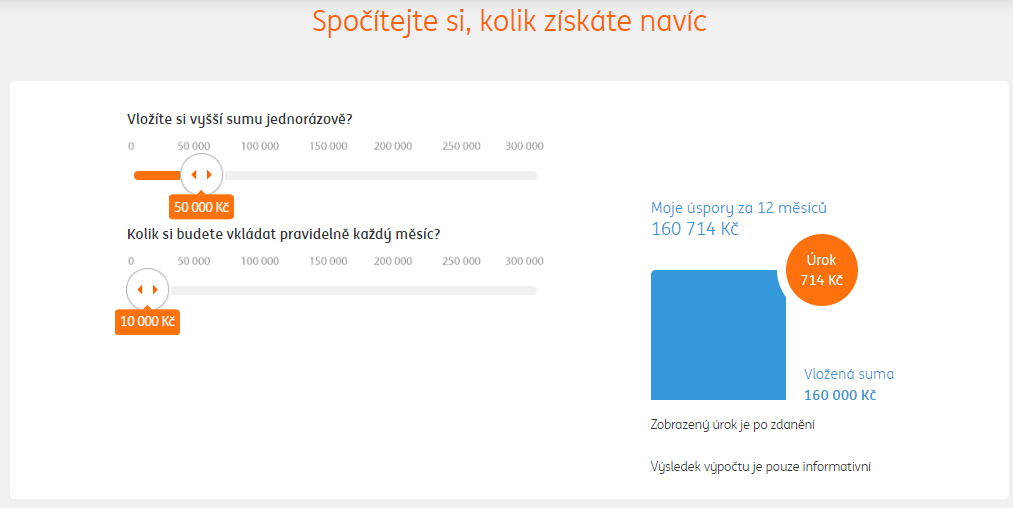 Kalkulačka úspor je k dispozici na webu ing.cz.