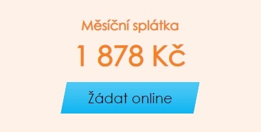 Prvním krokem žádosti je kliknutí na modré tlačítko Žádat online.