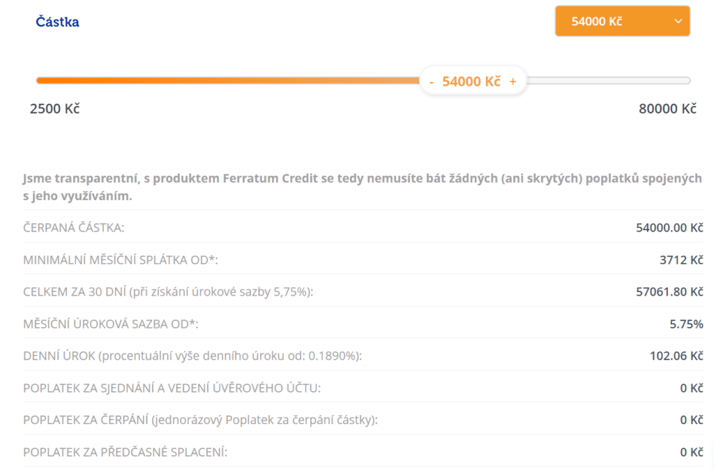 Půjčka Ferratum Flexi Credit je určená živnostníkům i zaměstnancům.