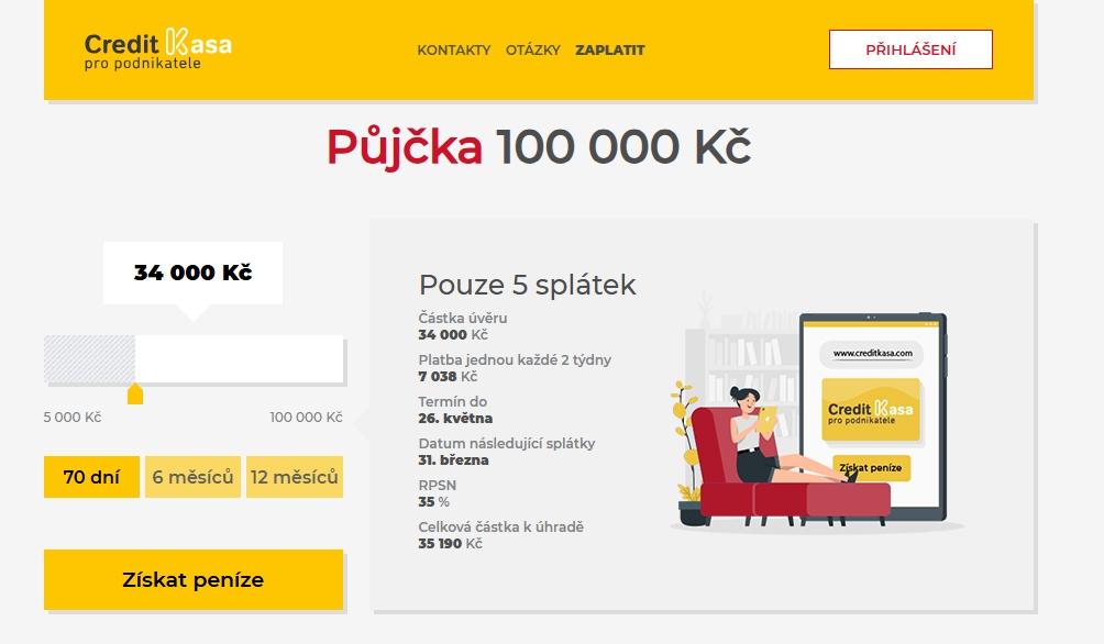 CreditKasa nabízí půjčku ihned na živnostenský list i pro lidi s horší finanční historií. Je však třeba volit obezřetný úvěr a vyhnout se extrémním poplatkům.