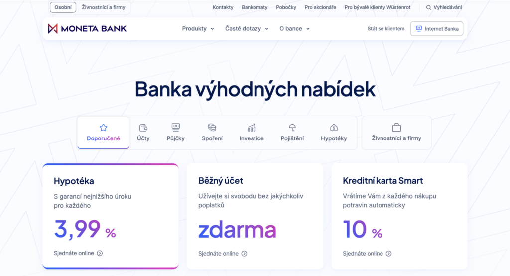 Půjčka od Moneta Money Bank