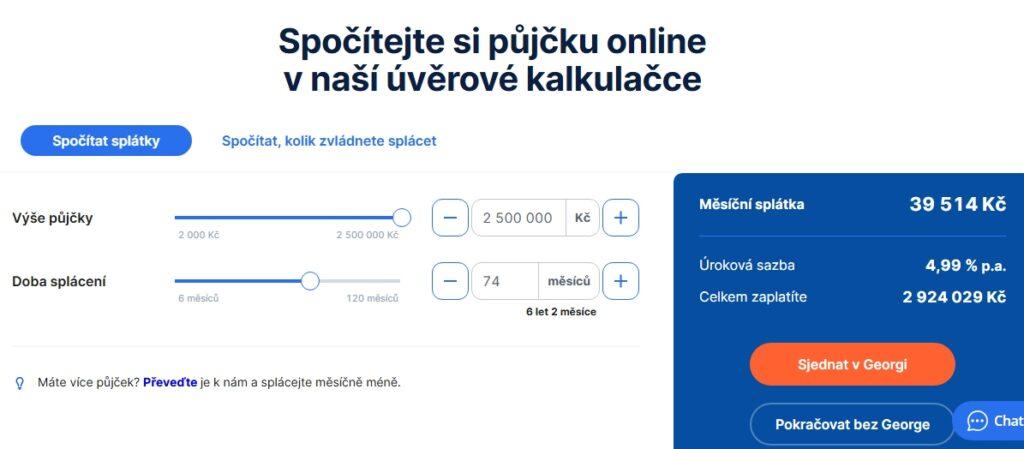 Klient si může spočítat výši splátek na úvěrové kalkulačce. Kalkulačka půjčky od České spořitelny umožňuje i předběžný odhad, kolik klient zvládne splácet.