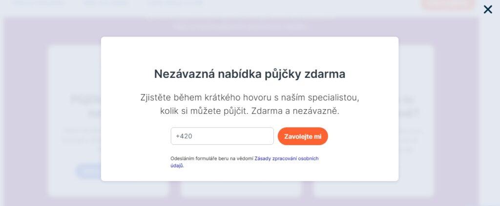 Na stránkách České spořitelny je možné nechat své telefonní číslo a zástupce České spořitelny klientovi zavolá.